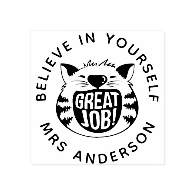 Personlig Lärare Frimärke Back to school Gift Stämpel (Tryck)