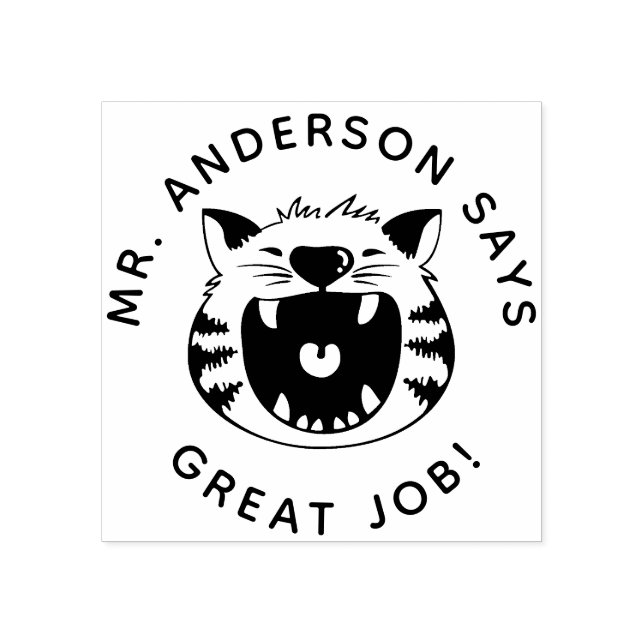 Personlig Lärare Frimärke Back to school Gift Stämpel (Tryck)