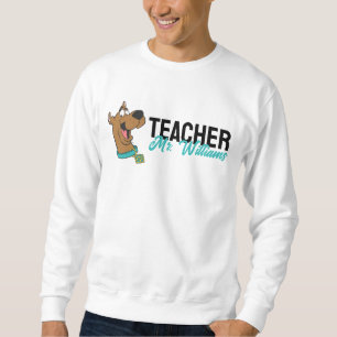 Personlig Lärare i Scooby-Doo Lycklig Ansikte Lång Ärmad Tröja