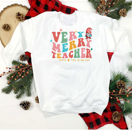 Personlig Lärare Jul Sweatshirt T Shirt