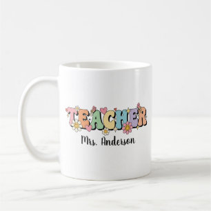 Personlig lärare mugg, anpassad lärare uppskattnin kaffemugg