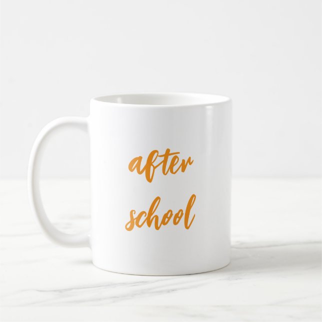Personlig lärare-mugg Present till skolstarten Kaffemugg (Vänster)