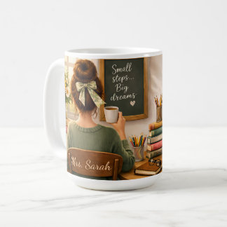 Personlig lärare namn mugg, Undervisning är ett ar Kaffemugg