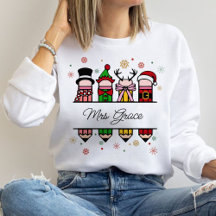 Personlig Lärare Namn Pencil, julklapp