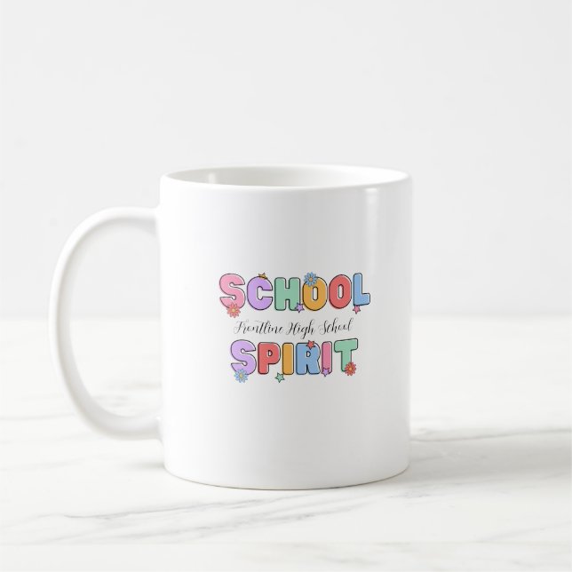 Personlig Lärare School Spirit Classroom Kaffemugg (Vänster)