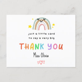 Personlig Lärare - tack för ditt kort - litet kort