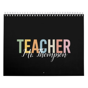 Personlig lärare tacksamhet tillbaka till skolan kalender