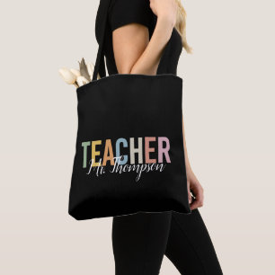 Personlig lärare tacksamhet tillbaka till skolan tygkasse