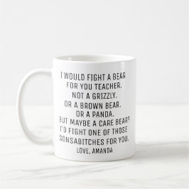 Personlig lärarepresent, Anpassade lärarepresenter Kaffemugg