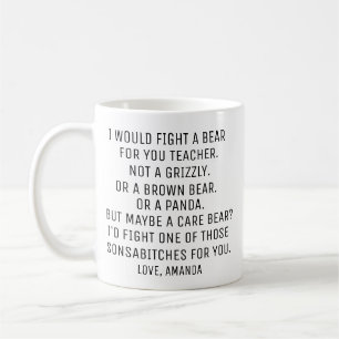 Personlig lärarepresent, Anpassade lärarepresenter Kaffemugg