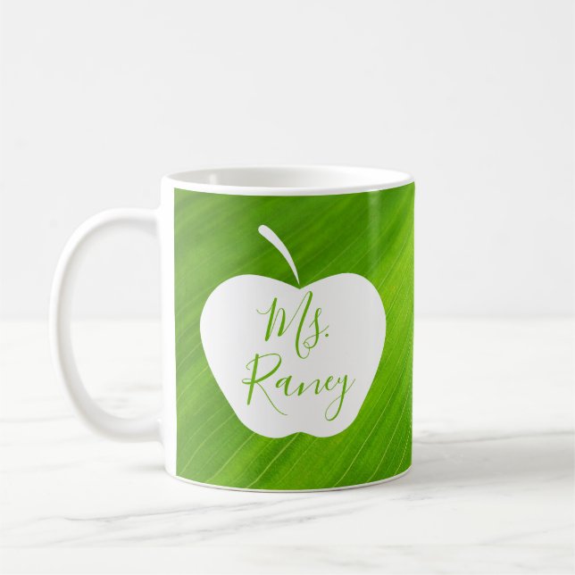 Personlig lärarepresent, Apple-presenter till lära Kaffemugg (Vänster)