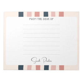 Personlig lärarepresent Från skrivbordet hos Anteckningsblock