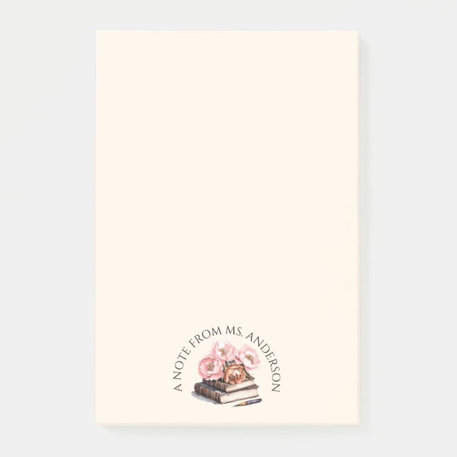 Personlig Lärares Post-it Block (Framsida)