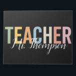 Personlig Lärares uppskattning Back to school Anteckningsblock<br><div class="desc">Personlig Lärares uppskattning av Back to school grundlärare</div>