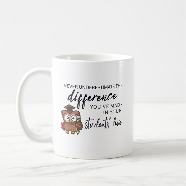 Personlig Lärares uppskattningskurs Kaffemugg (Vänster)