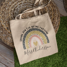 Personlig lärarväska, anpassad lärartotebag, tygkasse