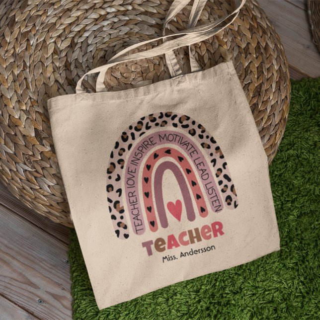 Personlig lärarväska, anpassad lärartotebag, tygkasse (Skapare uppladdad)