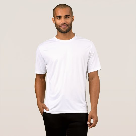 Sport-Tek Competitor T-Shirt, Herr, Vit