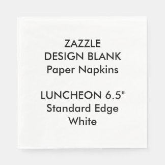 Personlig Large WHITE Luncheon Papper Napkins Pappersservett