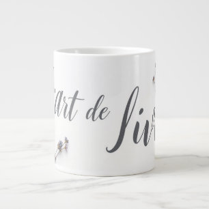 Personlig L'Art de Vivre Slow Living Estetik Jumbo Mugg