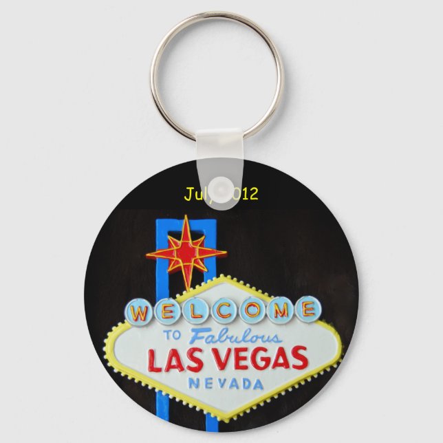 Personlig Las Vegas Nyckelring (Framsida)