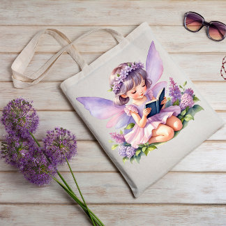 Personlig Läsning Fairy Freya Tote Bag Tygkasse