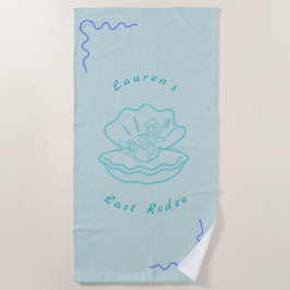 Personlig "Last Rodeo" Beach Towel