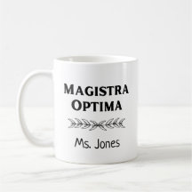 Personlig Latin Teacher Namn Magistra Optima