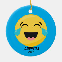 Personlig Laughout Loud Emoji Ornament