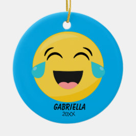Personlig Laughout Loud Emoji Ornament