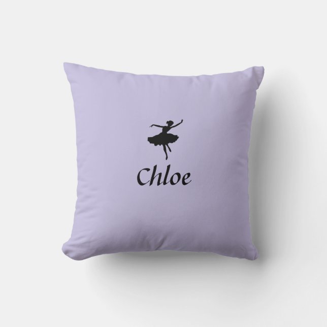Personlig Lavender Ballerina Pillow Kudde (Framsida)