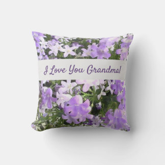 Personlig Lavender Blommigt Dam Anpassningsbar Gif Kudde