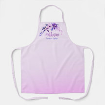 Personlig Lavender Elegance Stylist Apron
