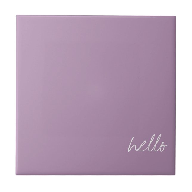 Personlig Lavender Herb Kakelplatta (Framsidan)