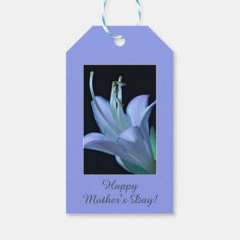Personlig Lavender Hosta Flower, Mors dag Presentetikett