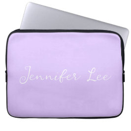 Personlig Lavender Laptop Fodral