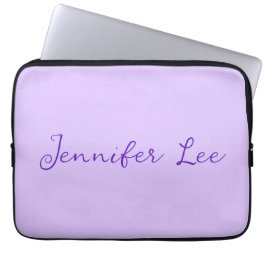Personlig Lavender Laptop Fodral
