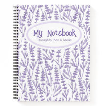 Personlig Lavender Lila Elegant Blommigt