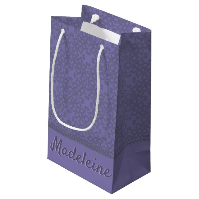 Personlig lavender mönster (Baksidan Vinklad)