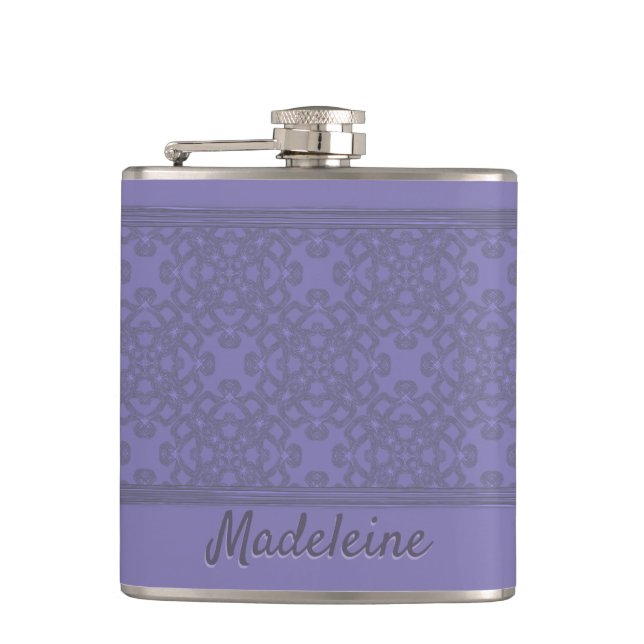 Personlig lavender mönster fickplunta (Framsidan)
