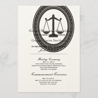 Personlig Law School Tillkännagivande för studente