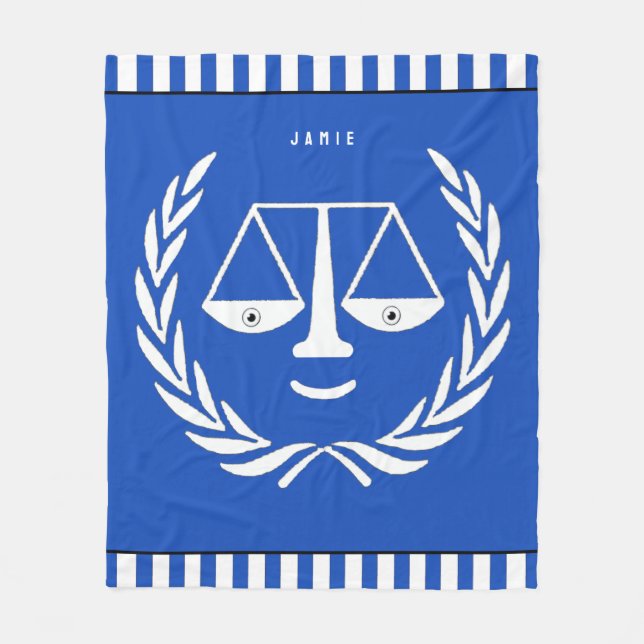 Personlig Lawyer Fleecefilt (Framsidan)