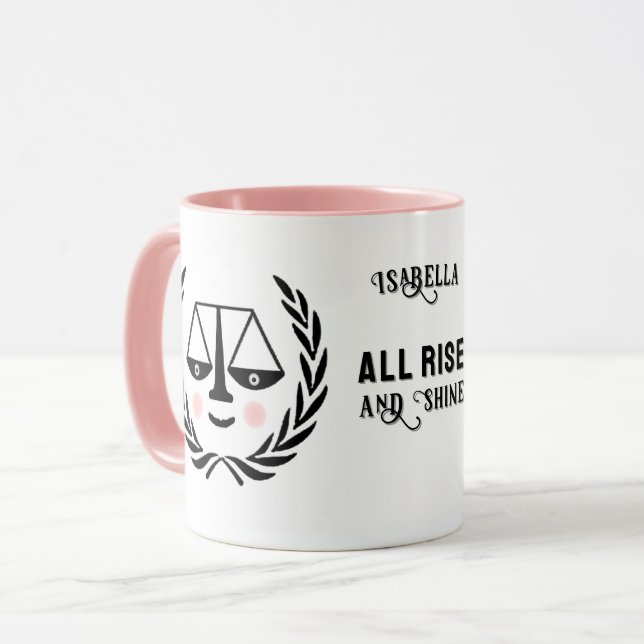 Personlig Lawyer Gift Mugg (Framsida vänster)