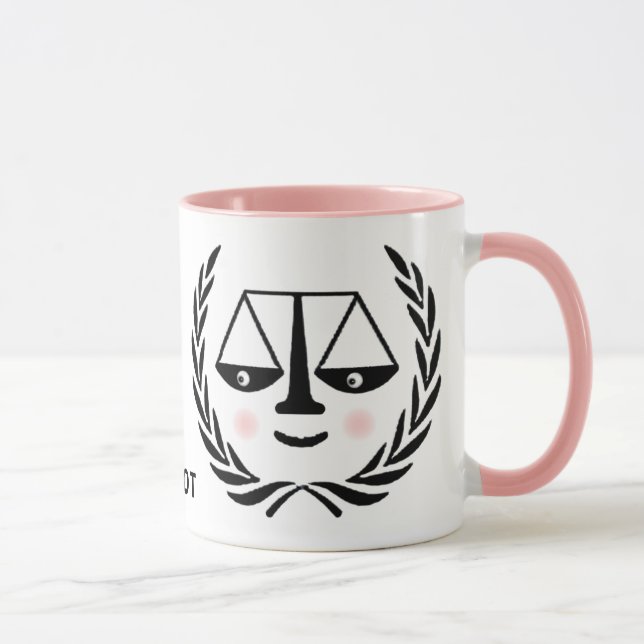 Personlig Lawyer Gift Mugg (Höger)
