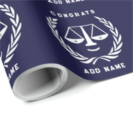 Personlig Lawyer Law School Gift Presentpapper