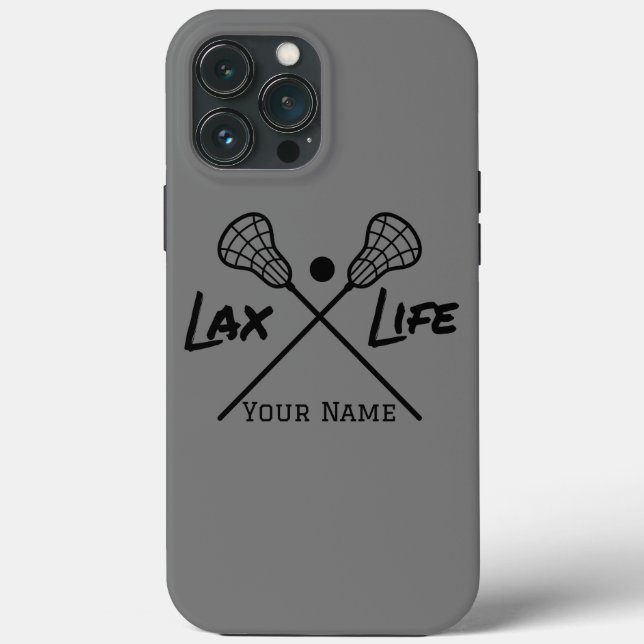 Personlig LAX (Lacrosse) Life iphone case (Baksida)