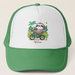 Personlig Lazy Sloths avslappnande Bike Äventyr Keps