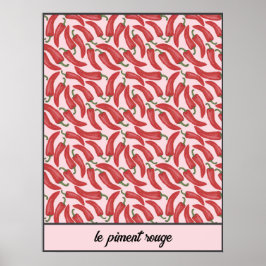 Personlig Le Piment Rouge Poster