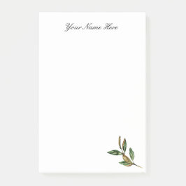 Personlig Leafy PostIT-anteckningar Post-it Block