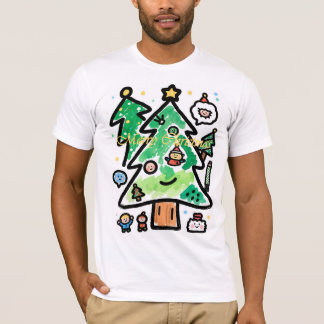 Personlig LED-nattlampa med spöktjej och häxhatt, T Shirt